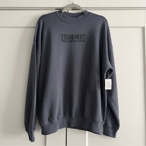 NWT Taylor Swift Eras Tour Blue Crewneck *Flaw*